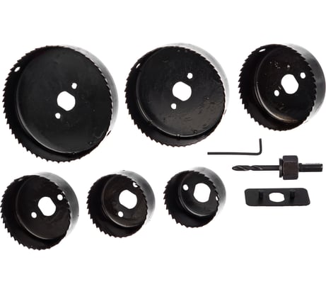 Набор кольцевых коронок по дереву MASTER (8 шт; 51-102 мм) STAYER 29600-H8