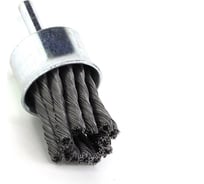 Щетка концевая жгутовая для дрели 30х6 мм, проволока сталь 0.35 мм SIT 0845