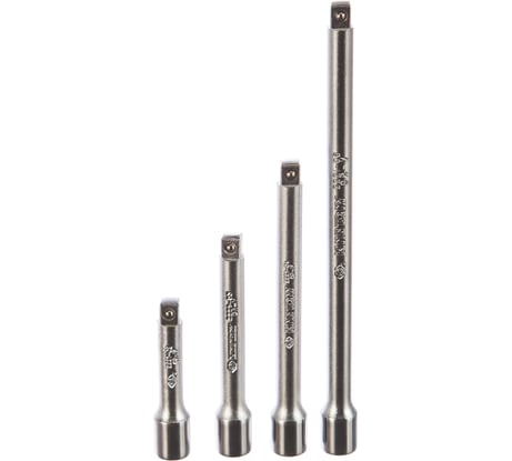 Набор удлинителей (1/4", 55, 75, 100, 150 мм, 4 предмета) KING TONY 2104PR