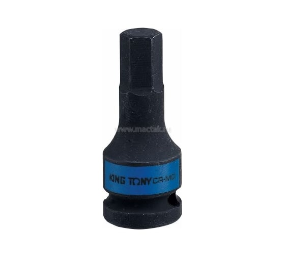 Насадка бита ударная торцевая (1/2", HEX, 6 мм, L = 60 мм) KING TONY 405506M 1