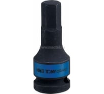 Насадка бита ударная торцевая (1/2", HEX, 8 мм, L = 60 мм) KING TONY 405508M