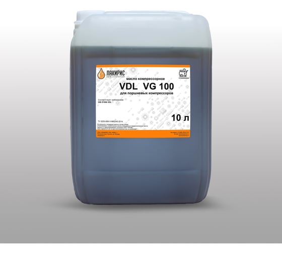 Компрессорное масло VDL 100 10 л Лакирис 55564561