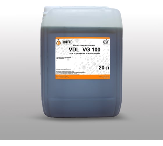 Компрессорное масло VDL 100 20 л Лакирис 55564562