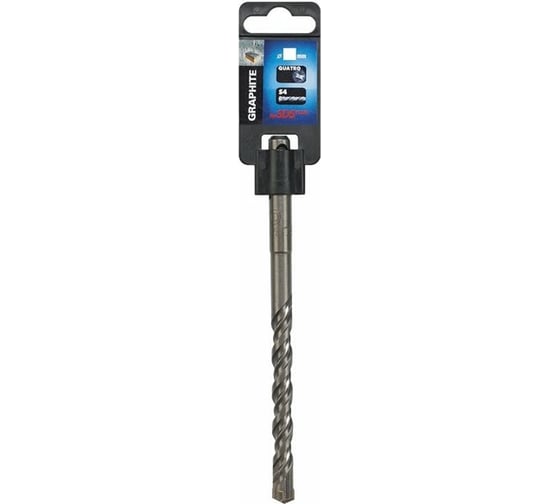 Бур по бетону SDS Plus 10x160 мм S4 quatro GRAPHITE 57H424 1