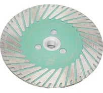 Диск алмазный отрезной турбо duplex с фланцем 230x2.2/3.5x8/25хМ14/22.23 мм Strong СTД-17000230