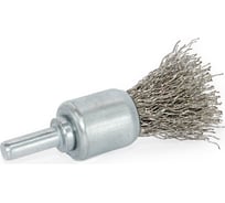 Щетка кистевая с хвостовиком волнистая 20x15x0.3 мм, STEEL ПрофТим ЕА2015-ST-03