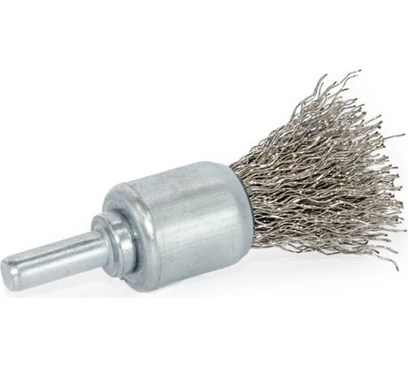 Щетка кистевая с хвостовиком волнистая 20x15x0.3 мм, STEEL ПрофТим ЕА2015-ST-03