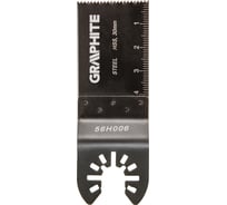 Полотно пильное 30 мм HSS по металлу GRAPHITE 56H006