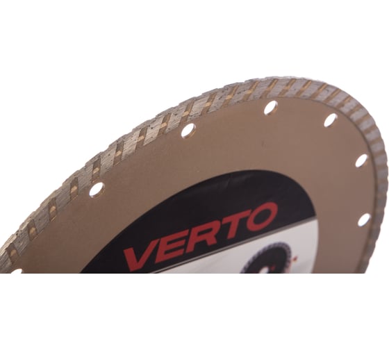 Диск алмазный 230x22.2 мм turbo VERTO 61H3P9
