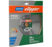 Алмазный диск для стекла Ceramic glass H10 200x25.4 мм NORTON 70184630185