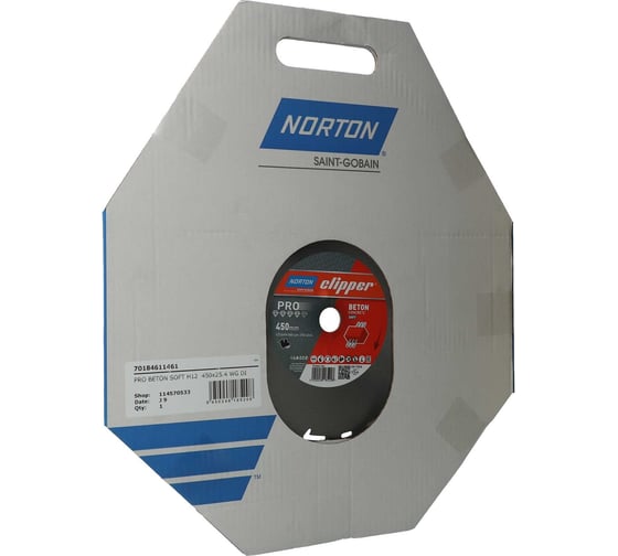 Алмазный диск для резки железобетона Sup-bet evo 450x25.4 мм NORTON 70184611461
