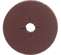 Круг фибровый гибкий (125 мм; P100) 5шт. ПРАКТИКА 645-426