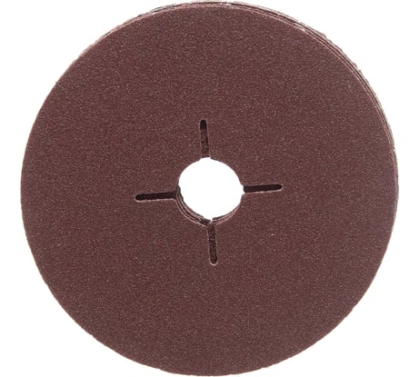 Круг фибровый гибкий (125 мм; P100) 5шт. ПРАКТИКА 645-426