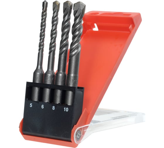Бур по бетону SDS-plus 5-10 мм 4 шт. KWB 2404-00