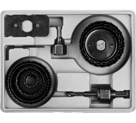 Коронки по дереву кольцевые "MASTER" 7 шт. STAYER 29600-H7