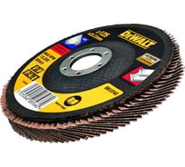 Диск лепестковый плоский (125х22.2 мм; К40) DeWALT DT30602