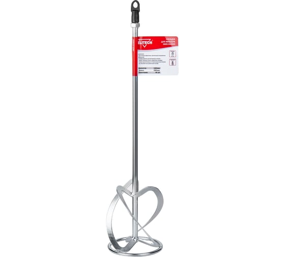 Насадка для миксера (140х590) М14 для краски ELITECH 1820.012600 181846
