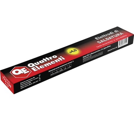 Электрод сварочный рутиловый (4 мм; 0.9 кг) QUATTRO ELEMENTI 772-159