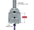Коронка с твердосплавными напайками в сборе Power-Max 30 (17х30 мм) Karnasch 20.1130-017 2