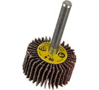 Круг шлифовальный лепестковый на шпильке (30х15 мм; 6 мм; Р40) KLINGSPOR 12843