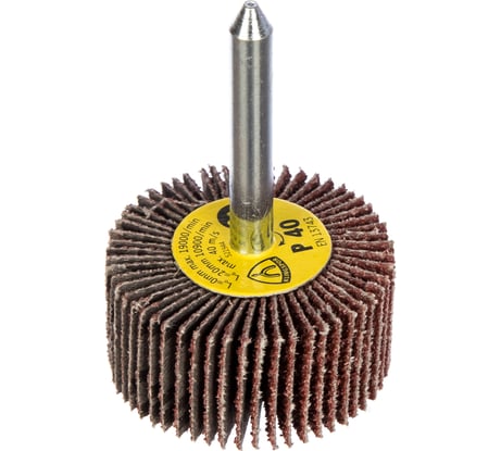 Круг шлифовальный лепестковый на шпильке (40х20 мм; 6 мм; Р40) KLINGSPOR 12942