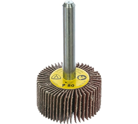 Круг шлифовальный лепестковый на шпильке (30х15 мм; 6 мм; Р80) KLINGSPOR 12845 1