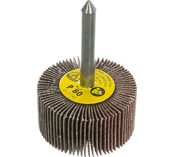 Круг шлифовальный лепестковый на шпильке (40х20 мм; 6 мм; Р80) KLINGSPOR 12944 1