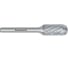 Бор-фреза твердосплавная форма C, цилиндр со сферическим концом, 6x18x6х150 мм Karnasch 11.3021-065 1