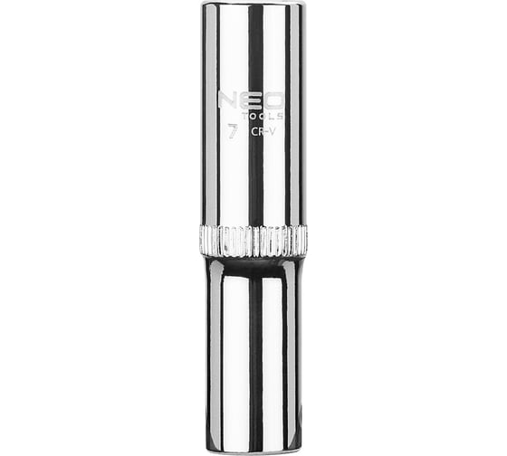 Головка торцевая 6-гранная длинная SUPERLOCK (7 мм; 1/4"DR) NEO Tools 08-240 1