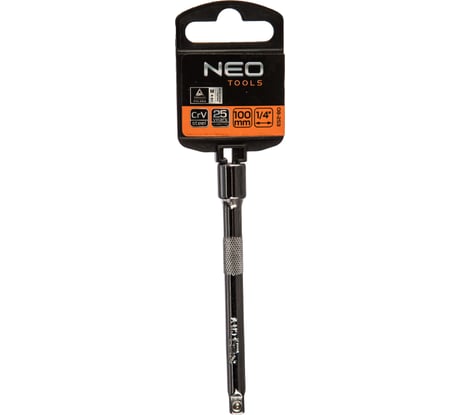 Удлинитель (1/4"х100 мм) NEO Tools 08-253