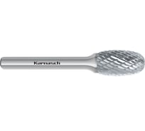 Бор-фреза твердосплавная форма E, овал, 20x25x8х70 мм Karnasch 11.3041-060