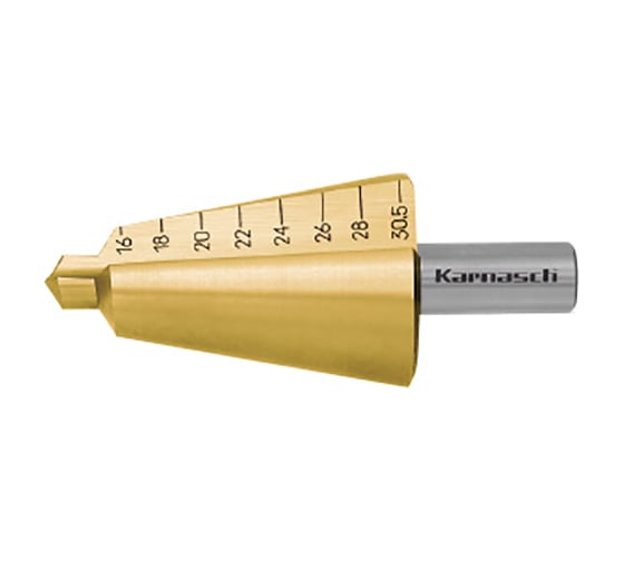 Сверло коническое 16-30.5 мм Karnasch 21.0038 1