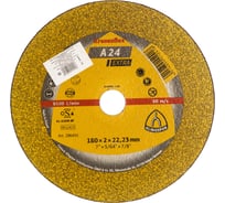 Круг отрезной по металлу универсальный (180х22.2 мм) для УШМ KLINGSPOR 286455