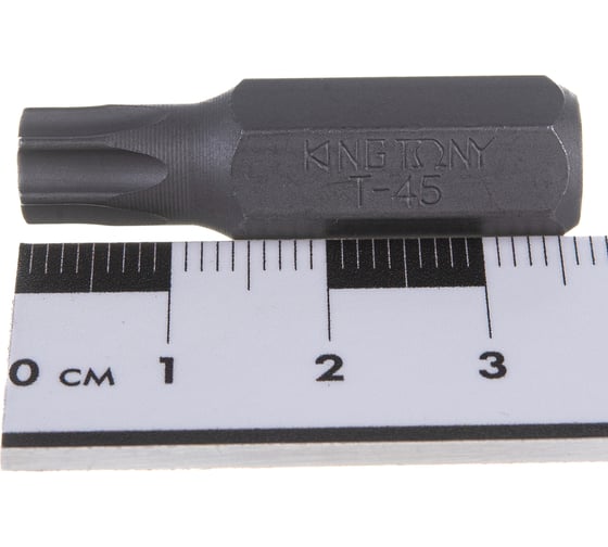 Вставка бита торцевая 10 мм, TORX, Т45, L = 36 мм KING TONY 163645T