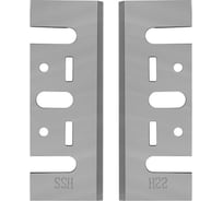 Ножи для электрорубанка односторонние 2 шт, 82x29x3 мм vertextools 82-29-3