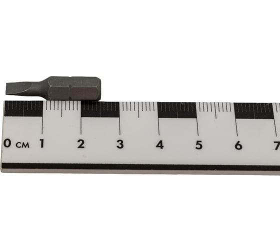 Вставка бита торцевая 1/4", Slotted, 4х0.5 мм, L = 25 мм KING TONY 102504S1