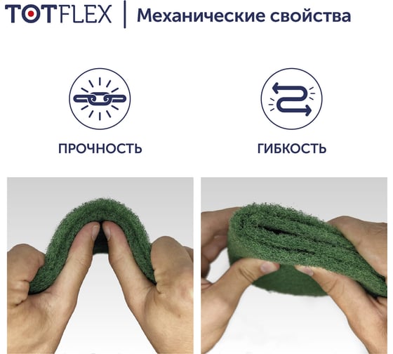 Рулон нетканый шлифовальный (115x10000 мм, FINE, зерно P180) Totflex 4631161943408