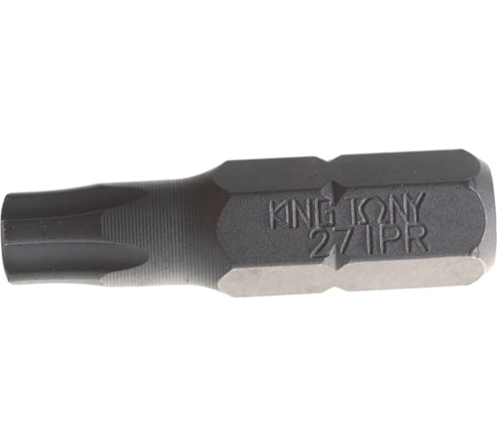 Вставка бита торцевая 1/4", TORX PLUS, IPR27, L = 25 мм, 5-ти лучевой KING TONY 102527V