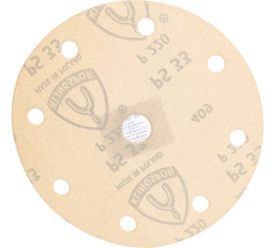 Круг шлифовальный на липучке для обработки красок, лаков и шпаклевок (150 мм; Р220; 8 отверстий) KLINGSPOR 149794 1