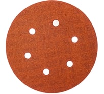 Круг шлифовальный на липучке для обработки дерева и металла (150 мм; Р150; 6 отверстий) KLINGSPOR 270525