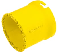 Коронка кольцевая с карбидно-вольфрамовой крошкой (67 мм) "PROFESSIONAL" STAYER 33345-67