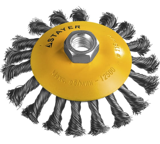 Щетка коническая (115 мм; М14) "PROFESSIONAL" STAYER 35135-115