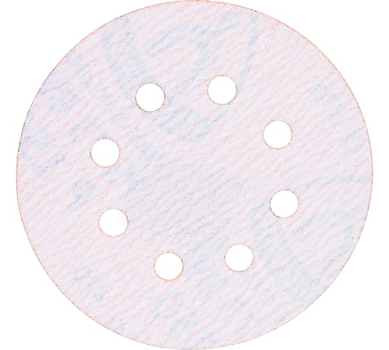 Круг шлифовальный на липучке для обработки красок, лаков и шпаклевок (125 мм; Р150; 8 отверстий) KLINGSPOR 307101 1