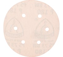 Круг шлифовальный на липучке для обработки красок, лаков и шпаклевок (150 мм; Р180; 6 отверстий) KLINGSPOR 301224