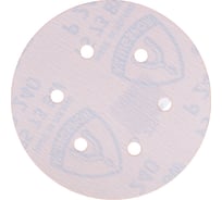Круг шлифовальный на липучке для обработки красок, лаков и шпаклевок (150 мм; Р240; 6 отверстий) KLINGSPOR 301226