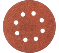 Круг шлифовальный на липучке для обработки древесины и металла (125 мм; Р120; 8 отверстий) KLINGSPOR 89493