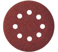 Круг шлифовальный на липучке для обработки древесины и металла (125 мм; Р150; 8 отверстий) KLINGSPOR 89494