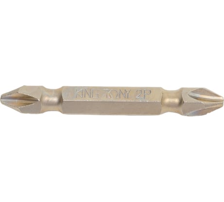 Вставка бита торцевая (1/4", Phillips, PH2, L = 50 мм, двусторонняя) KING TONY 155002P