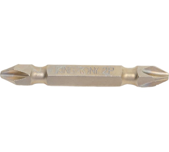 Вставка бита торцевая (1/4", Phillips, PH2, L = 50 мм, двусторонняя) KING TONY 155002P