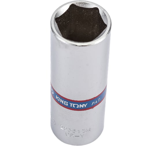 Головка торцевая глубокая шестигранная 1/4", 13 мм KING TONY 223513M